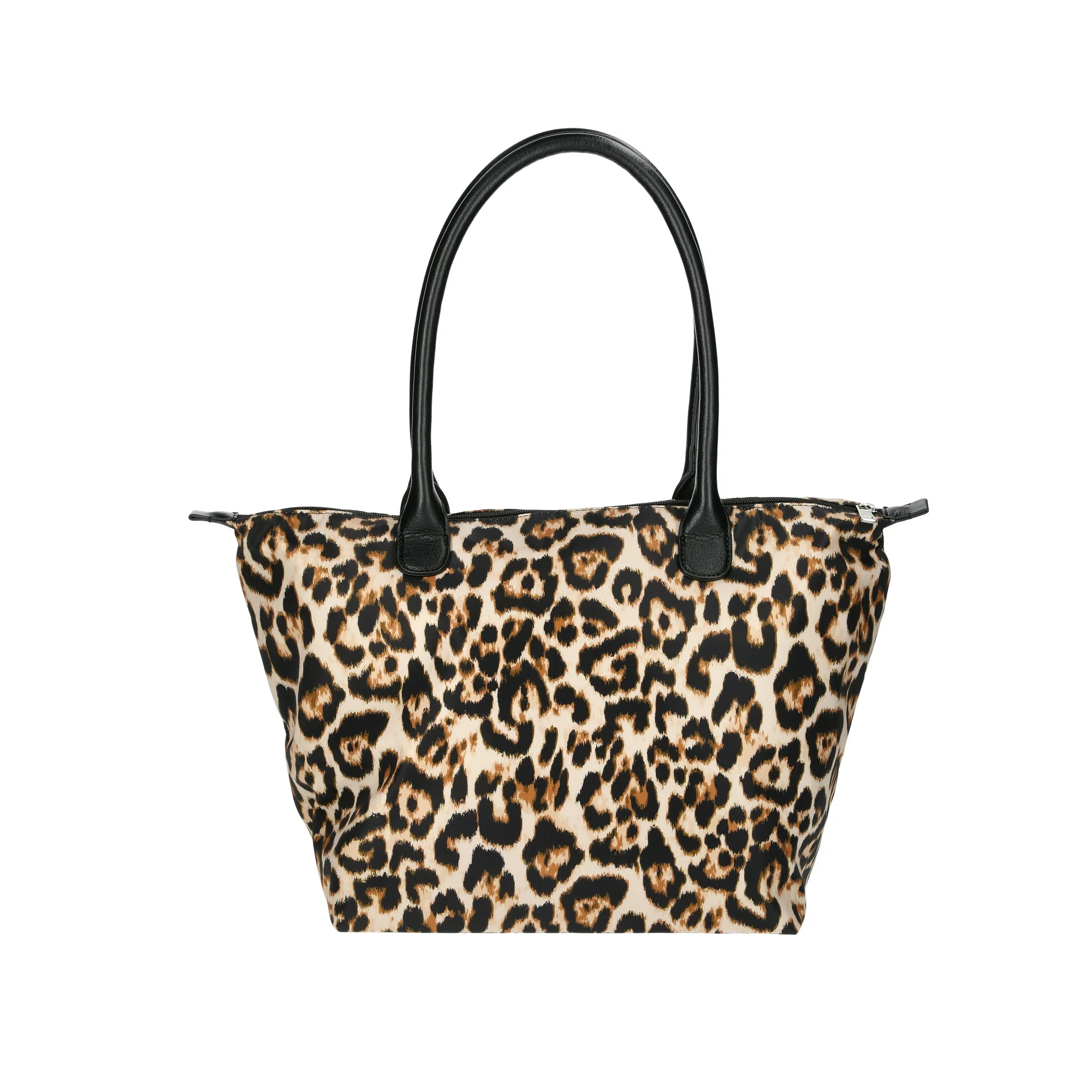 No Boundaries Women's Tote Bag, Natural Leopard - Image 3