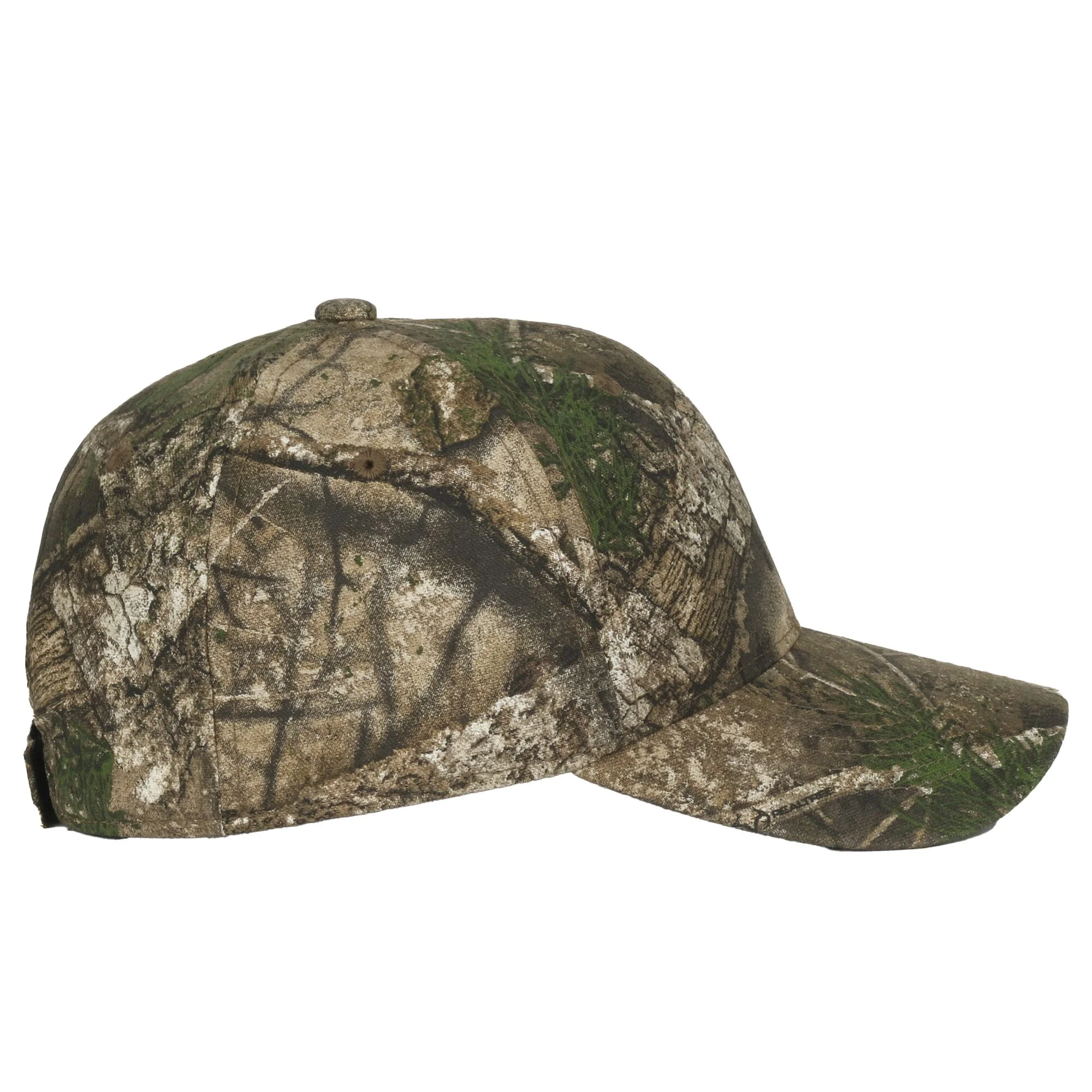Realtree Lightly Structured Cotton Canvas Baseball Style Cap Realtree APX Camo, Adult, Men's, Hunting - Image 2